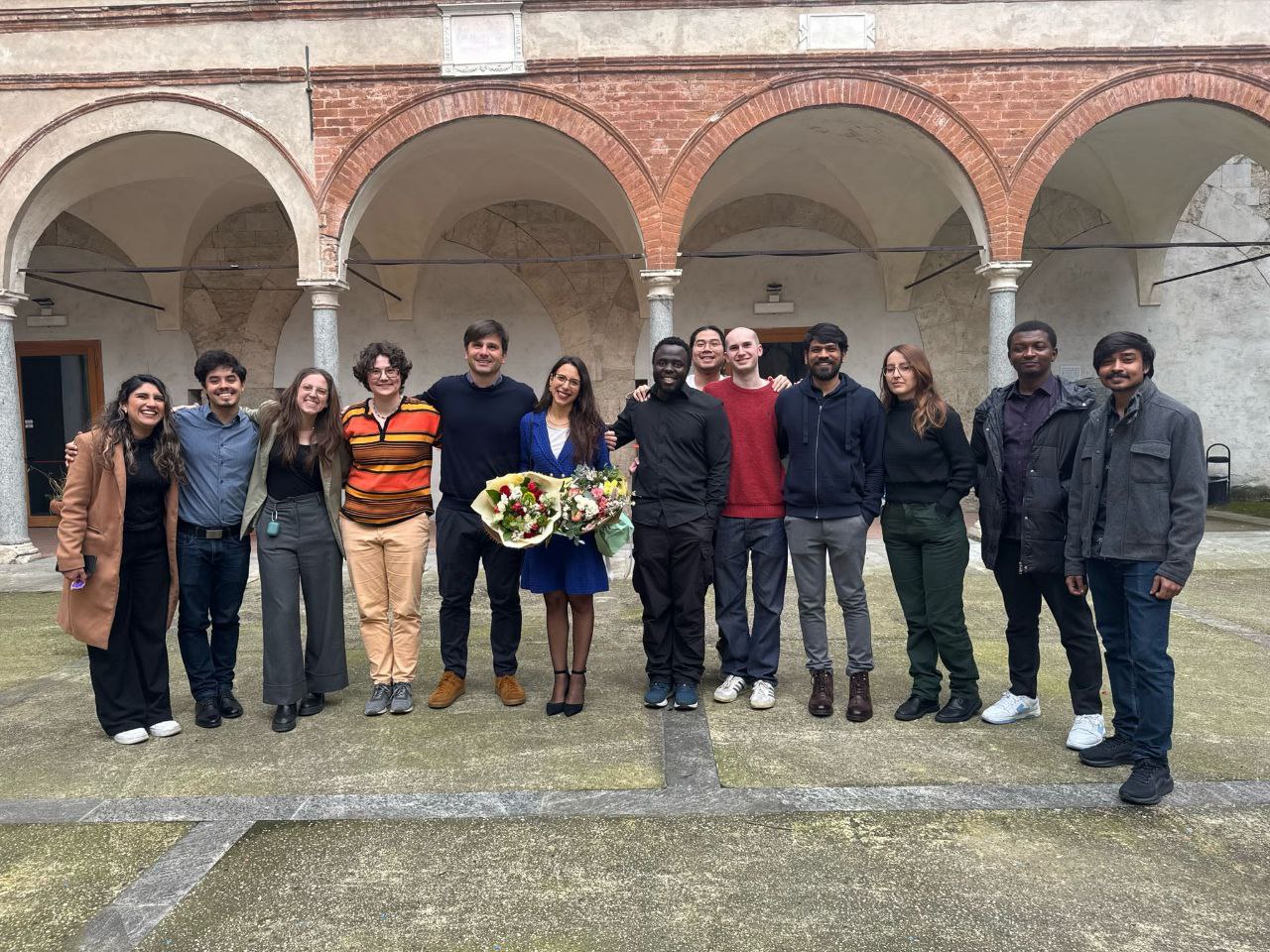 CARISMA team members celebrating Angela PhD Defence