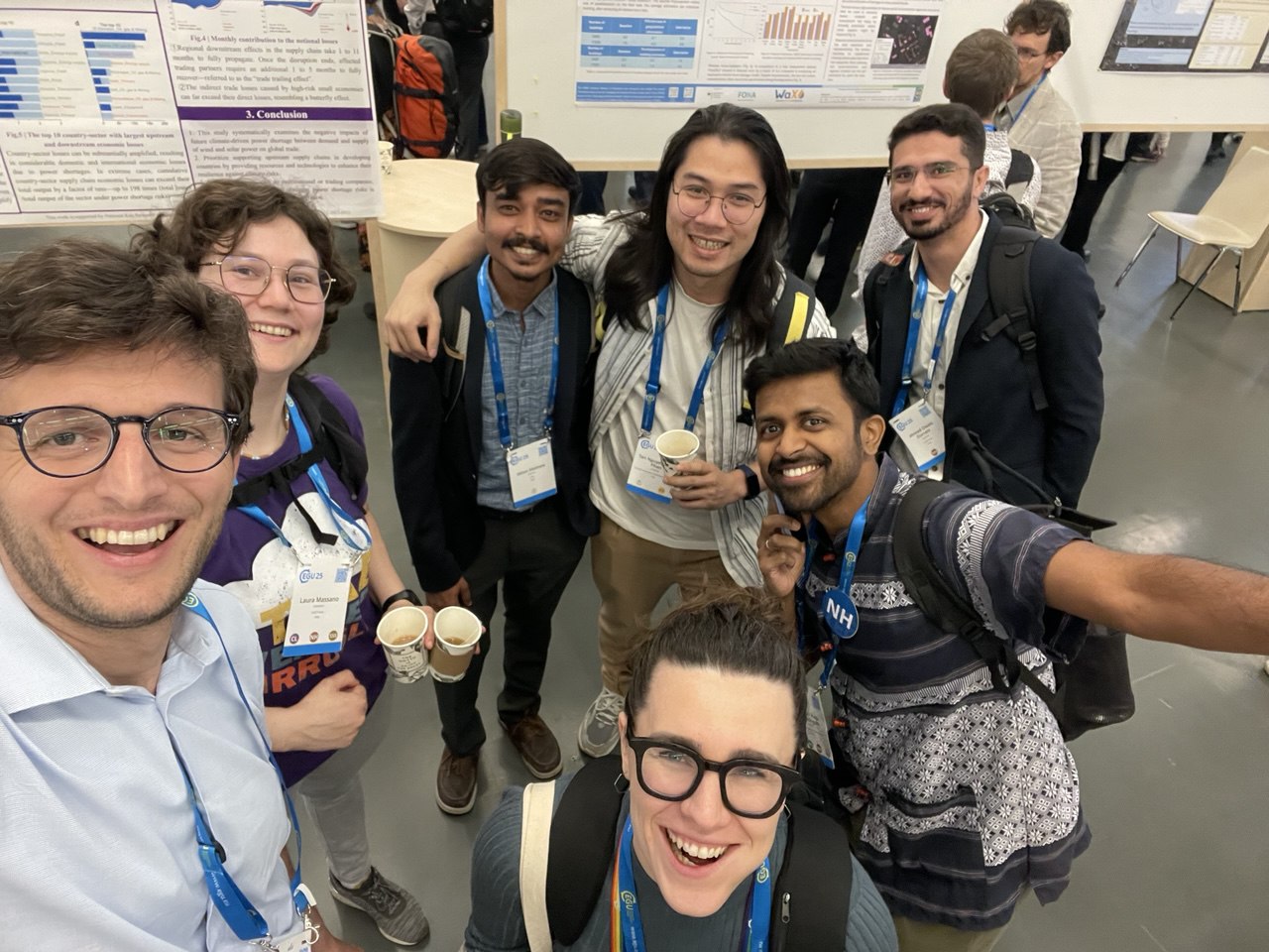 CARISMA team members attending the EGU General Assembly 2025 in Vienna